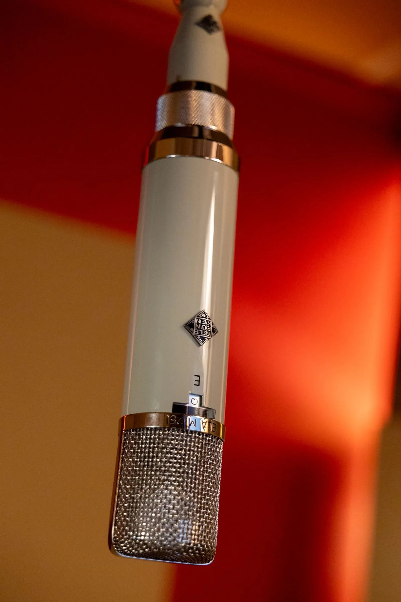 Photo: a Telefunken ELA M 251 large-diaphragm tube microphone