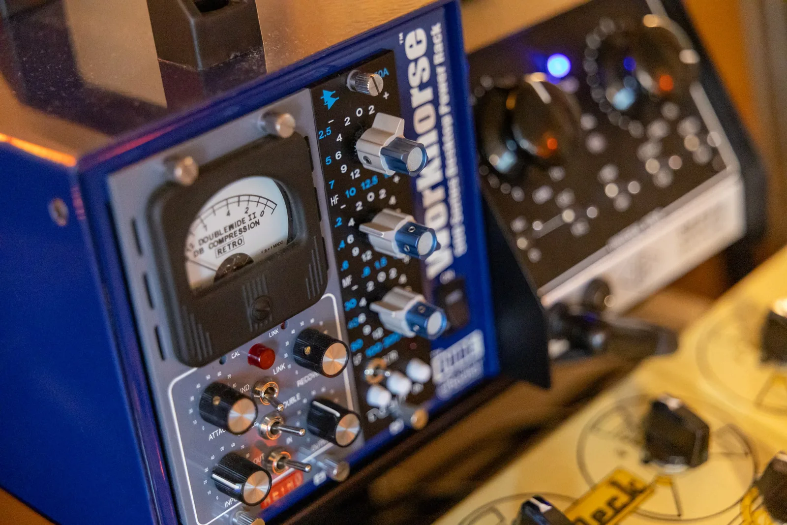 Photo: a loaded 500-series rack